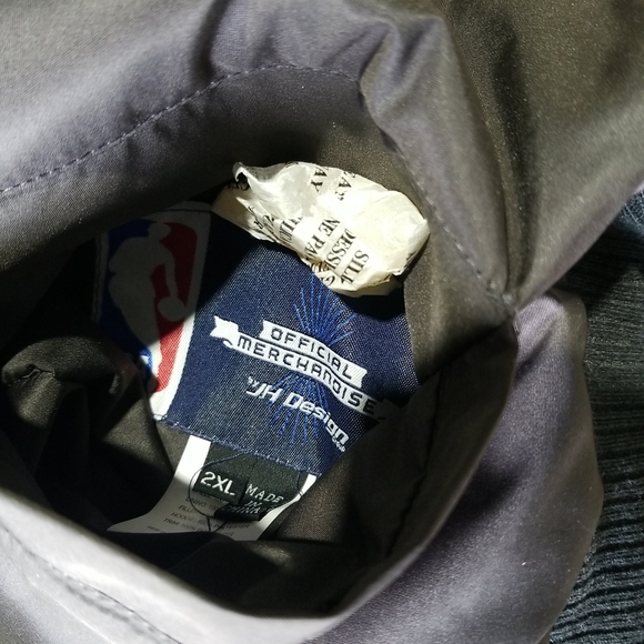 NBA  Cavaliers  JH Design Reversible Fleece Hooded Jacket Charcoal 2XL NWOT - Picture 5 of 13